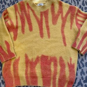 Electric Girl Abstract Sweater
